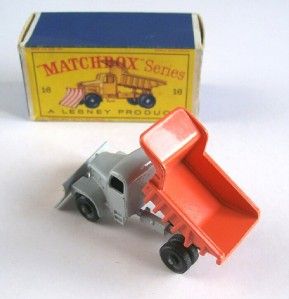 Matchbox Lesney 16C Scammell Snow Plough 1963 MIB