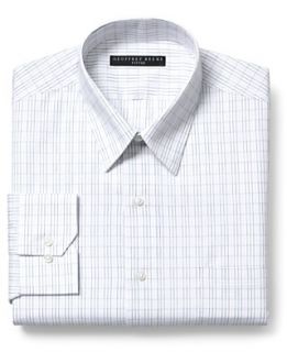 Geoffrey Beene Dress Shirt, White and Black Stripe