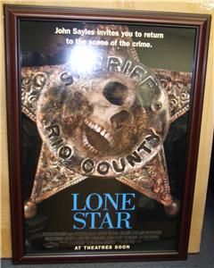 Matthew McConaughey Autographed Lone Star Framed Movie Poster COA