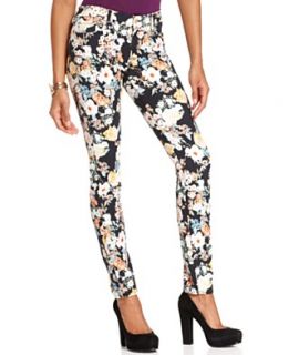 For All Mankind Jeans, Skinny Floral Print