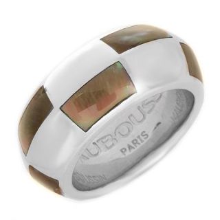 Mauboussin MOP Mother of Pearl 18K Naora 18K Gold Ring