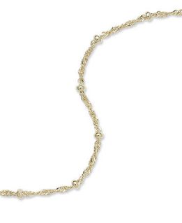 Giani Bernini 24k Gold Over Sterling Silver Anklet, Chain Anklet