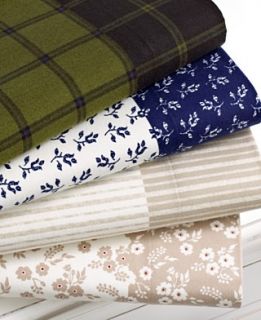 Martha Stewart Collection Bedding, Coordinating Flannel Sheet Sets
