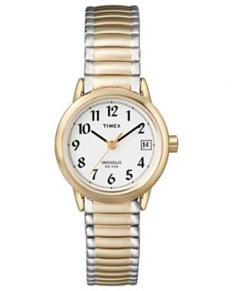 Timex Watch, Womens Two Tone Stainless Steel Bracelet T2H381UM