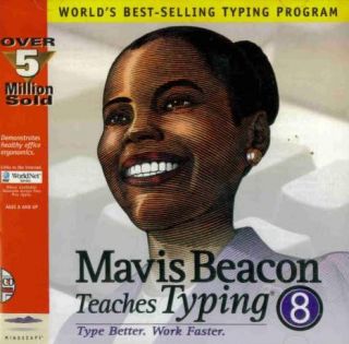 Mavis Beacon Teaches Typing 8 PC CD Learn 2 Type Better