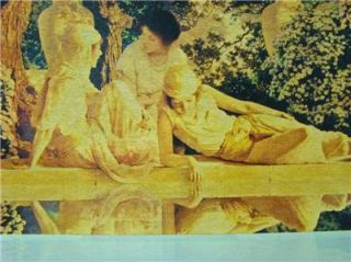 Circa 1918 Maxfield Parrish 16x8 Garden of Allah Art Deco Print Only