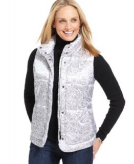 MICHAEL Michael Kors Vest, Faux Fur Hooded Puffer   Womens Coats
