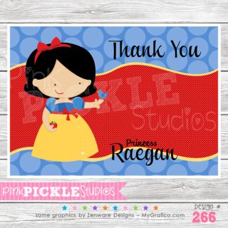 Personalized Birthday Party Invitation or Thank You Card 266