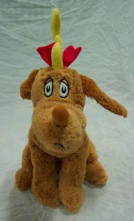 Kohls Dr. Seuss Grinch MAX THE DOG W/ ANTLER 15 Plush STUFFED ANIMAL