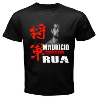 New Mauricio Shogun Rua UFC Fighter Black T Shirt s 3XL