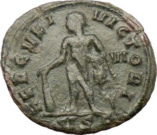 Maximian 285AD Huge Ancient Roman Coin Nude Hercules Possibly