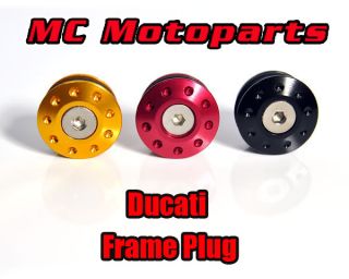 Ducati CNC Billet Frame Plugs Monster 600 750 900 SS