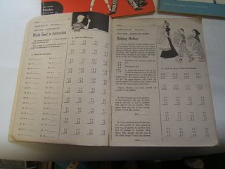 1950s Reading Math Workbooks Dot Jim Arithmetic