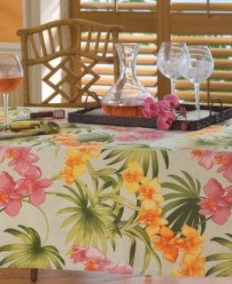 Tommy Bahama Table Linens, Pineapple Jacquard Collection   Table