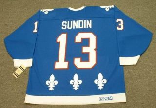 Mats Sundin Quebec Nordiques 1991 Vintage Jersey Medium