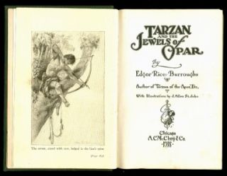 Tarzan Jewels of Opar 1918 ERB McClurg First Edition