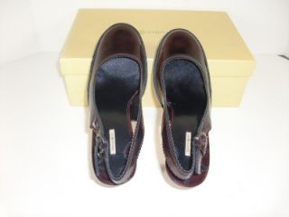 Maxstudio Carmel 8 5 M Black Red Slingbacks Pumps Heels Womens Shoes