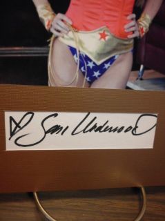 Sara Underwood Autograph Attack of The Show Display Signed Signature