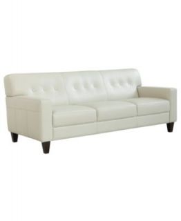 Milan Leather Sofa, 86W x 36D x 34H   furniture