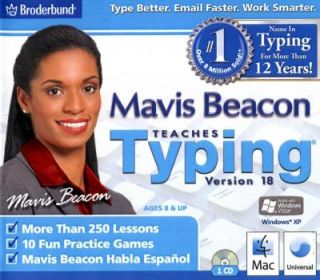 Mavis Beacon Teaches Typing 18 for PC Mac SEALED New