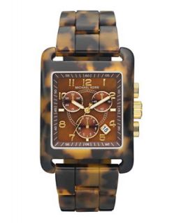 Michael Kors Watch, Womens Chronograph Tortoise Acetate Bracelet 36mm