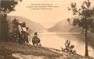 WA Lakeside Lake Chelan from Meadow Creek Lodge R49225