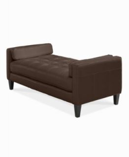 Milan Leather Daybed, 71W x 34D x 26H