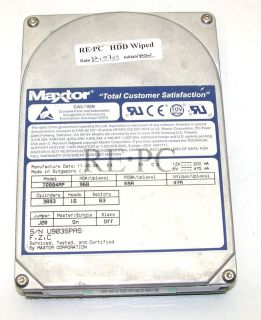 Vintage Maxtor 72004AP 2 GB IDE Hard Drive 2000 MB