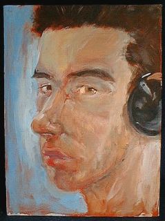 Contemporary Oil Painting Sean McFarland Listening