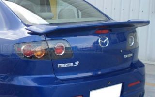 Painted Mazda 04 09 Mazda3 M3 3 Sedan JDM Rear Wing Trunk Spoiler