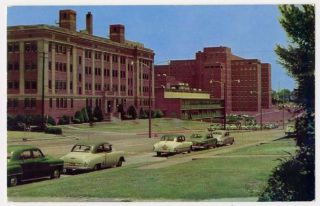 Oklahoma City OK University 1950s Cars Ou Medical School Hospital