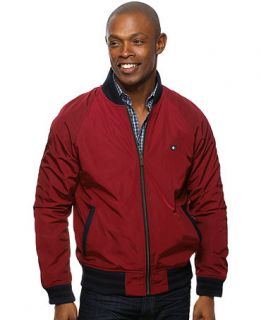 Argyleculture Jacket, Zip Front Windbreaker   Mens Coats & Jackets