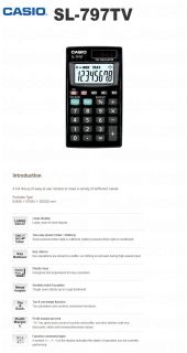 New CASIO Portable Pocket Dual Solar& Battery 8 Digit Calculator SL
