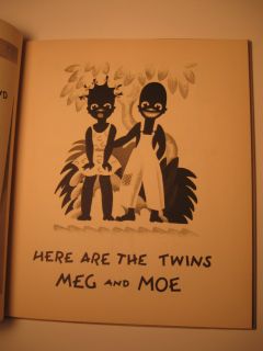 1938 Scarce Meg Moe Pickaninny Era Kids Book