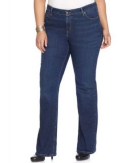 Levis Plus Size Jeans, 590 Fuller Waist Bootcut Valley Blues Wash