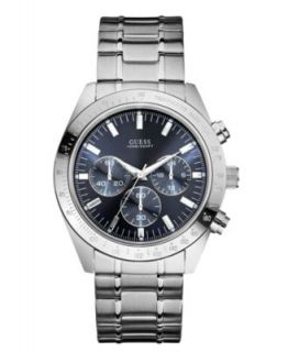 GUESS Watch, Mens Chronograph Stainless Steel Bracelet 43mm U12505G3