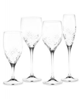 Charter Club Stemware, Gold Double Band Sets of 4 Collection