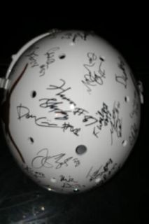 2012 Texas Longhorns Team Signed Football Helmet Certificate Proof Joe