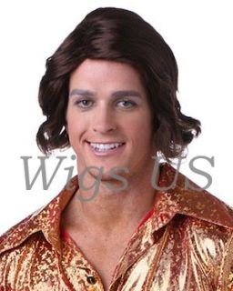 Wigs 70s Layered Male Mens Costume Wig Free SHIP