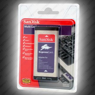 Card Reader 34mm ExpressCard Slot Adapter SD SDHC MSPD MMC