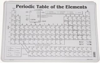 Periodic mendeleev Table Elements Placemat Homeschool School Chemistry