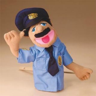 Melissa Doug Deluxe Police Officer Hand Puppet Brand New