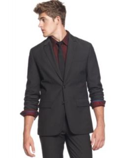 Kenneth Cole Reaction Jacket, Solid Two Button Blazer   Mens
