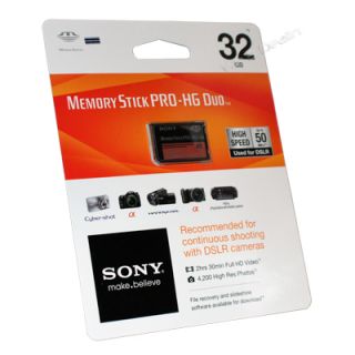 New Sony MSHX32B M Memory Stick Pro HG Duo HX Media 32GB 32 GB High