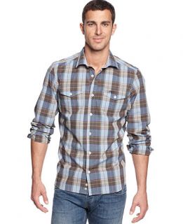 Armani Jeans Shirt, Plaid Shirt   Mens Casual Shirts