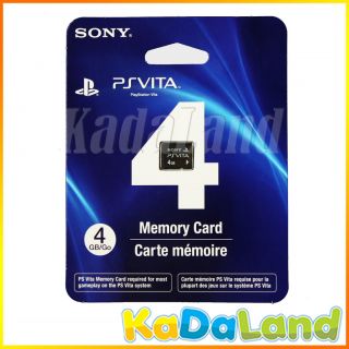 New Official Sony PSVita 4GB Memory Card 4 GB 4G PS Vita PlayStation