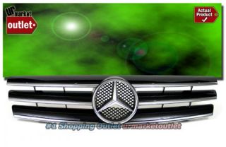 Benz 90 02 SL Class W129 R129 Front Black Grill Grille