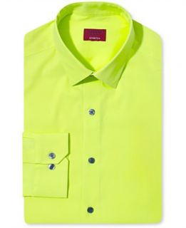 Alfani Spectrum Dress Shirt, Slim Fit Solid Long Sleeve Shirt