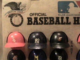 Baseball Helmet Display MLB Mini Cap Hat 1974 NLB Alb