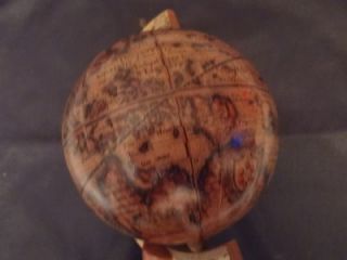 Mercurio DOro Wooden Globe Made in Italy Very RARE